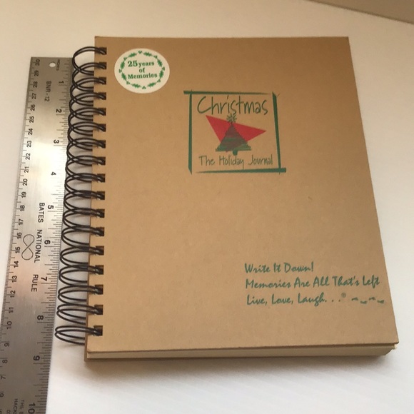 Vintage 1998 Christmas Journal 25 years of memories Simplebasic blank DIY rustic - Picture 14 of 15